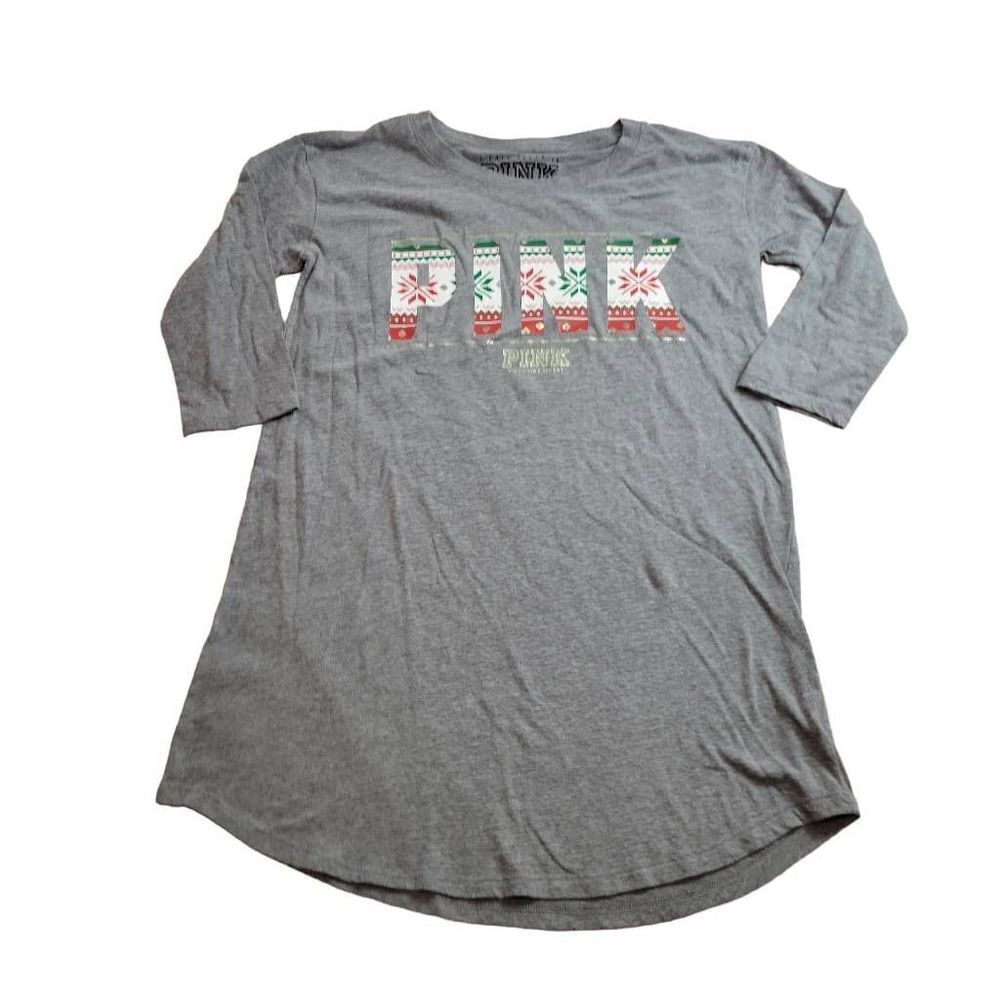 Pink Christmas nightgown S